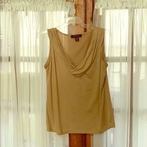 Basic comfy tan tank top size 18/20
